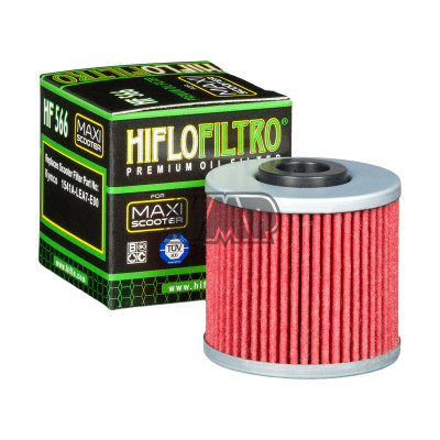 Filtro óleo KAWASAKI J 125 / J 300 / KYMCO 125 / 150 / 200 / 300 / 350 / DOWNTOWN / K-XCT / PEOPLE / SUPER / SUPER DINK / X-TOWN / K-XCT / HF566 - HIFLOFILTRO